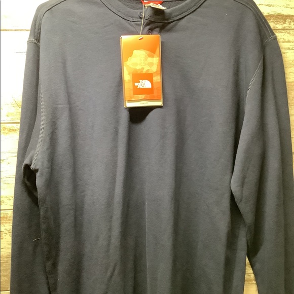 The North Face - Mens Henley - Size XL - Blue - Picture 2 of 8